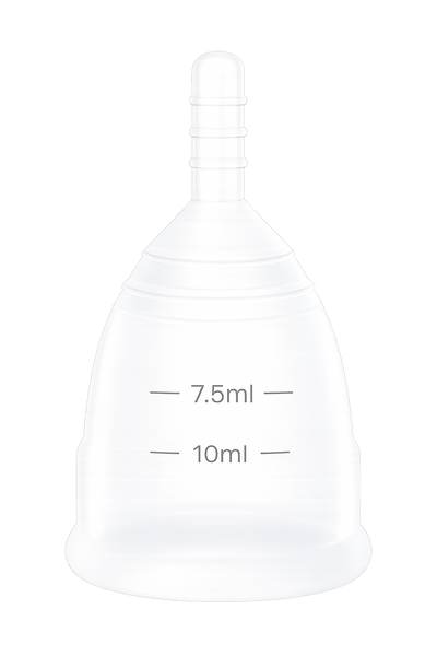 Flo Angel small menstrual cup for lighter flow and beginners