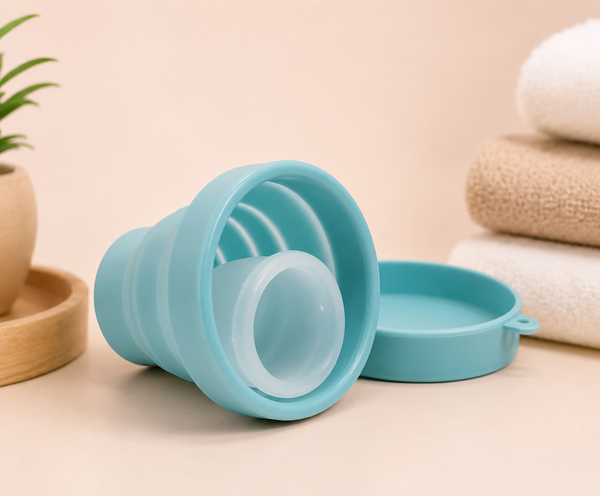 Flo Angel sterilizer cup for menstrual cup cleaning and care