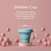Large Menstrual Cup Plus Sterilizer Cup