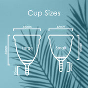 Large Menstrual Cup Plus Sterilizer Cup