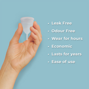 Large Menstrual Cup Plus Sterilizer Cup