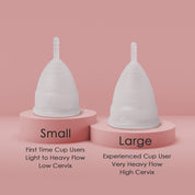 Large Menstrual Cup Plus Sterilizer Cup