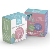 Small and Large Menstrual Cup Set