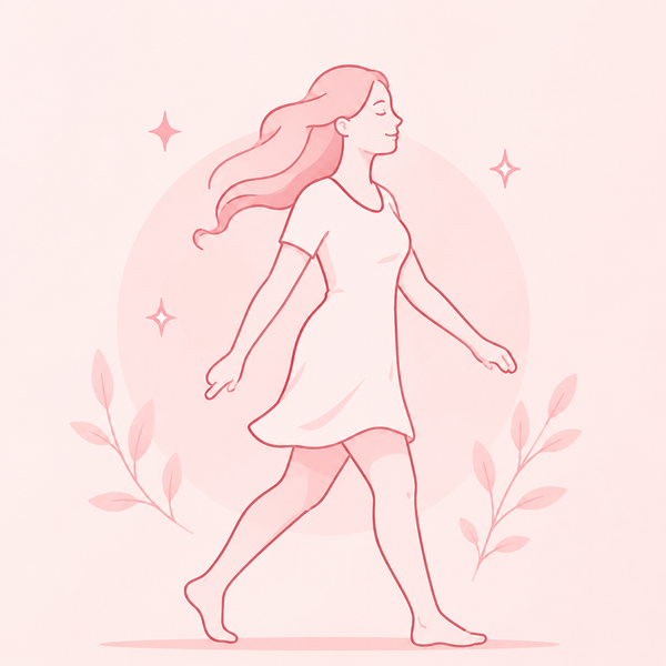 Step 3 showing how to wear a reusable period cup for up to 12 hours of leak-free period protection
